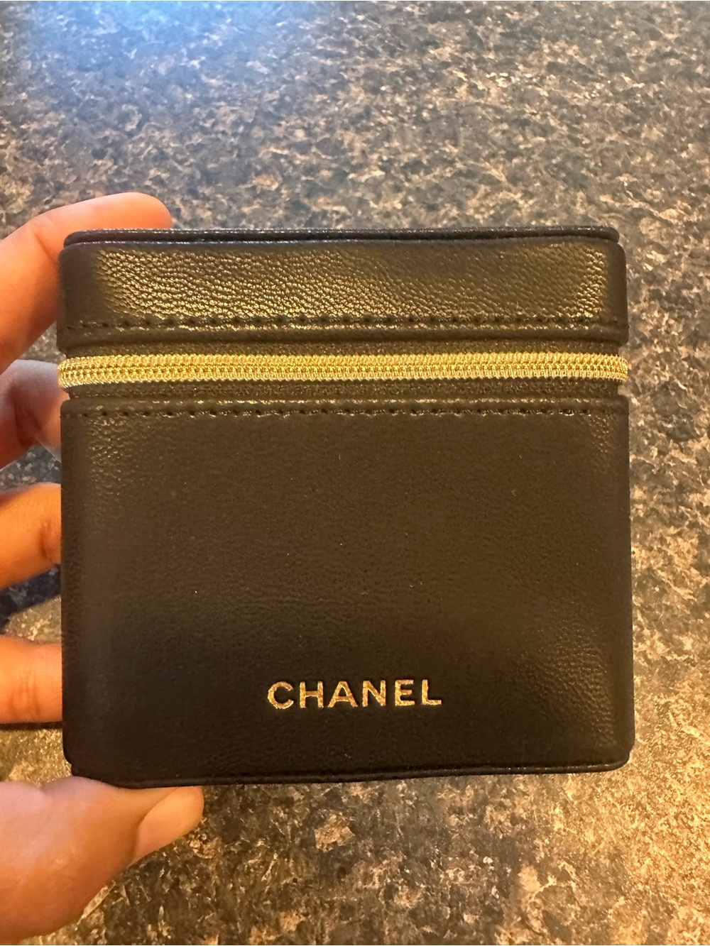 CHANEL beauty lipstick case with mirror